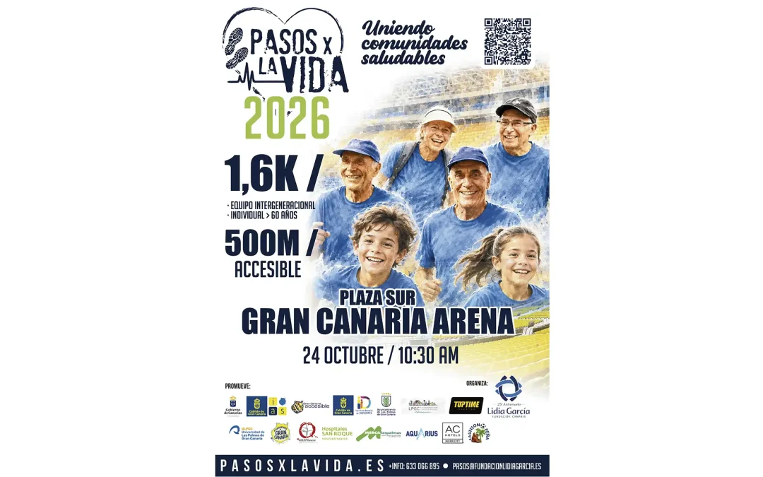 Carrera/Caminata del Mayor «Pasos x la Vida» Gran Canaria 2026